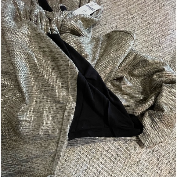 Anthropologie Kari Metallic Midi Dress Gold NWT SZ 2X - Picture 7 of 15